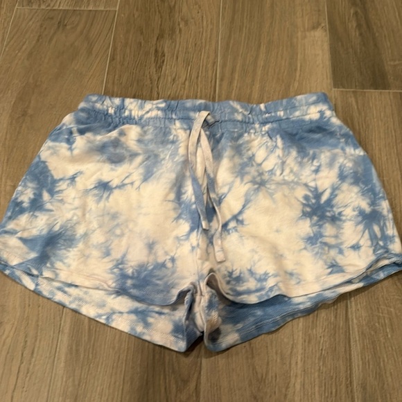 Sundown Pants - Sundown Junior Girls Tie-Dye Blue And White Shorts Size S